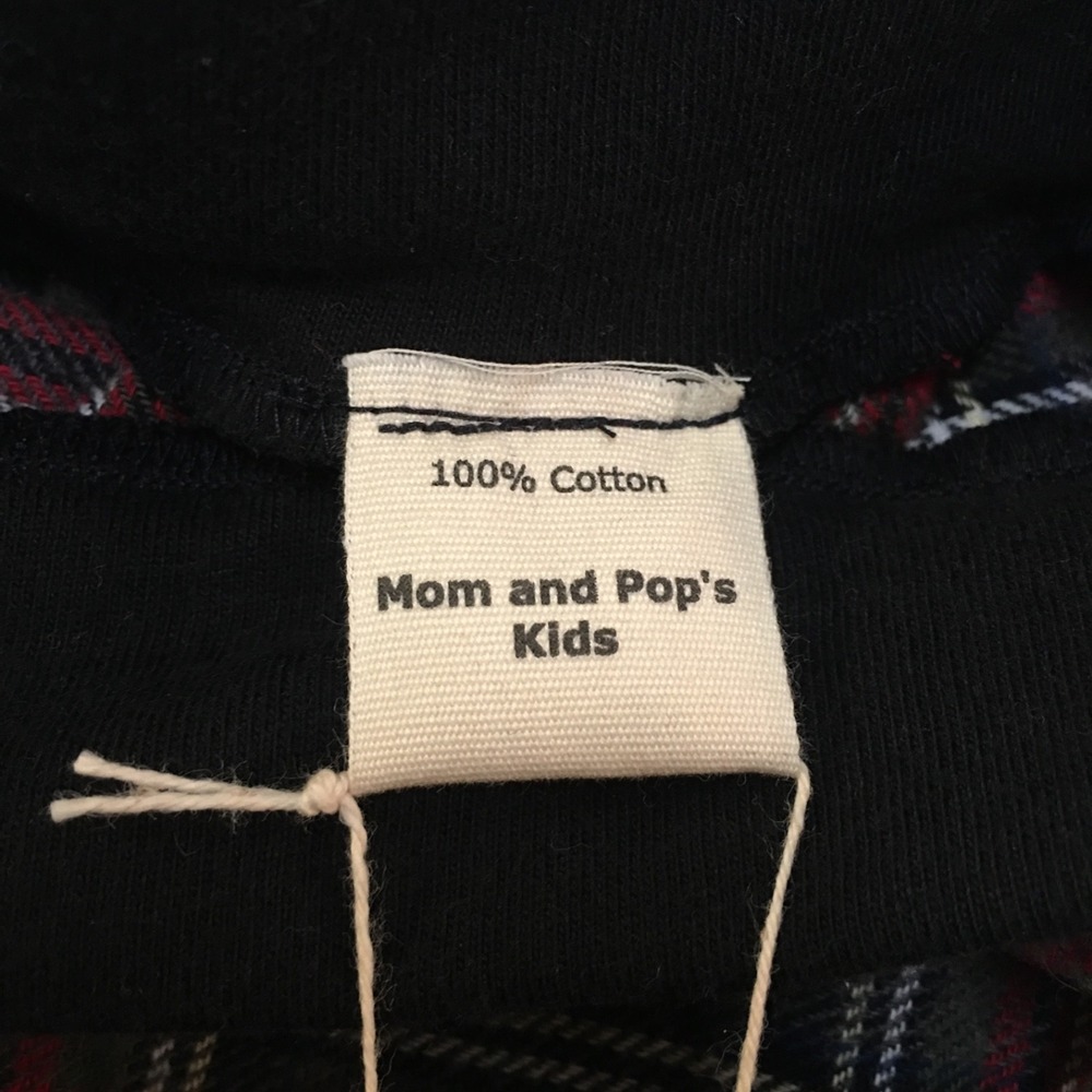Skirt Flannel Girls 4/5 Midi Multicolored Plaid Ruffle Tiered Mom and Pop's Kids - Picture 5 of 8